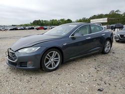 Salvage cars for sale at Houston, TX auction: 2015 Tesla Model S