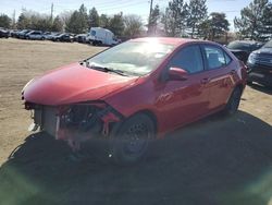 Toyota salvage cars for sale: 2015 Toyota Corolla L