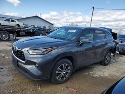 Toyota salvage cars for sale: 2021 Toyota Highlander Hybrid XLE