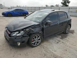 Salvage cars for sale at Houston, TX auction: 2013 Volkswagen GTI