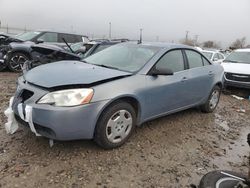 Pontiac G6 salvage cars for sale: 2008 Pontiac G6 Value Leader