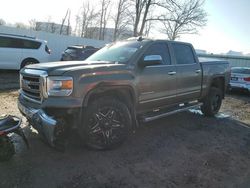 Salvage cars for sale from Copart Central Square, NY: 2015 GMC Sierra K1500 SLT