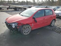 Volkswagen Golf salvage cars for sale: 2012 Volkswagen Golf