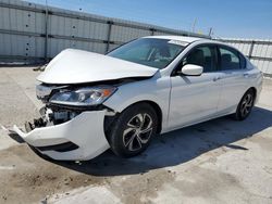 Honda Accord LX Vehiculos salvage en venta: 2017 Honda Accord LX