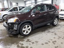 Salvage cars for sale at Ham Lake, MN auction: 2015 Chevrolet Trax LTZ