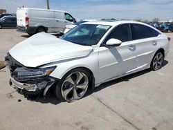 Salvage cars for sale at Grand Prairie, TX auction: 2018 Honda Accord Touring