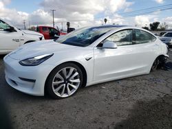 Salvage cars for sale at Colton, CA auction: 2020 Tesla Model 3