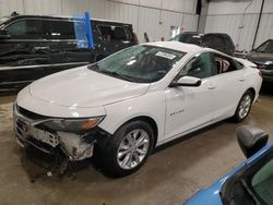 Salvage cars for sale from Copart Franklin, WI: 2020 Chevrolet Malibu LT