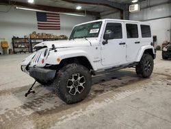 Salvage cars for sale at Greenwood, NE auction: 2013 Jeep Wrangler Unlimited Sahara