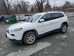 Salvage cars for sale from Copart Albany, NY: 2016 Jeep Cherokee Latitude