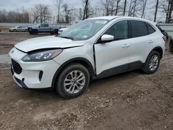 Salvage cars for sale at Central Square, NY auction: 2020 Ford Escape SE