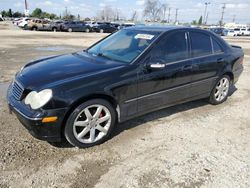 Mercedes-Benz salvage cars for sale: 2003 Mercedes-Benz C 230K Sport Sedan