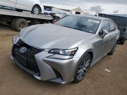 Lexus GS 350 Base salvage cars for sale: 2017 Lexus GS 350 Base