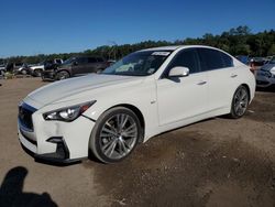 Infiniti Q50 Luxe Vehiculos salvage en venta: 2018 Infiniti Q50 Luxe