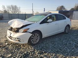 Salvage cars for sale from Copart Mebane, NC: 2012 Honda Civic EX