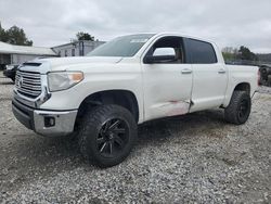 Salvage trucks for sale at Prairie Grove, AR auction: 2015 Toyota Tundra Crewmax Limited