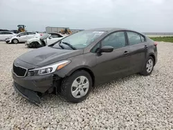 Salvage cars for sale from Copart Temple, TX: 2017 KIA Forte LX