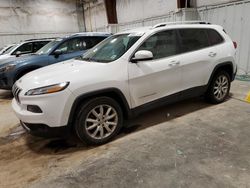 Salvage cars for sale at Milwaukee, WI auction: 2016 Jeep Cherokee Limited