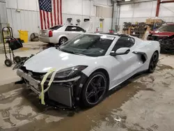 Salvage cars for sale at Mcfarland, WI auction: 2021 Chevrolet Corvette Stingray 2LT