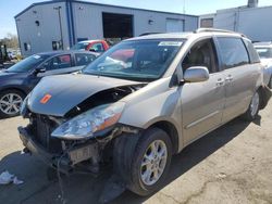 Salvage cars for sale at Vallejo, CA auction: 2006 Toyota Sienna XLE
