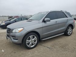 Salvage cars for sale at Kansas City, KS auction: 2014 Mercedes-Benz ML 350 4matic