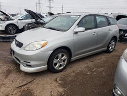 Toyota salvage cars for sale: 2003 Toyota Corolla Matrix XR