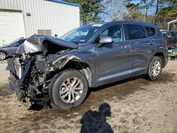 Hyundai Santa FE salvage cars for sale: 2019 Hyundai Santa FE SE