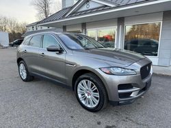 Salvage cars for sale at North Billerica, MA auction: 2018 Jaguar F-PACE Portfolio