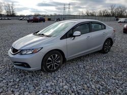 Salvage cars for sale at Barberton, OH auction: 2013 Honda Civic EXL
