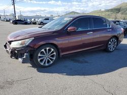 Salvage cars for sale at Colton, CA auction: 2014 Honda Accord Sport