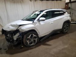 Salvage cars for sale at Ebensburg, PA auction: 2022 Hyundai Tucson Limited