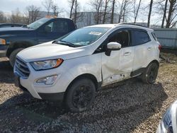 Salvage cars for sale from Copart Central Square, NY: 2018 Ford Ecosport SE