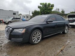 Salvage cars for sale at Opa Locka, FL auction: 2011 Audi A8 L Quattro
