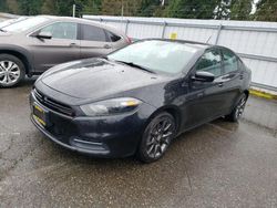 Salvage cars for sale at Arlington, WA auction: 2015 Dodge Dart SE