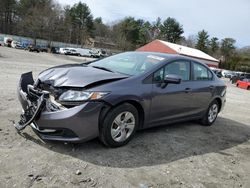 Honda salvage cars for sale: 2015 Honda Civic LX