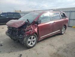 Salvage cars for sale at Kansas City, KS auction: 2018 Toyota Sienna LE