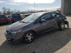 Vehiculos salvage en venta de Copart Fort Wayne, IN: 2015 Honda Civic Hybrid L