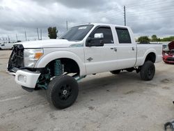 Salvage cars for sale at Miami, FL auction: 2015 Ford F250 Super Duty