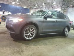 Salvage cars for sale at Woodhaven, MI auction: 2018 Alfa Romeo Stelvio Sport