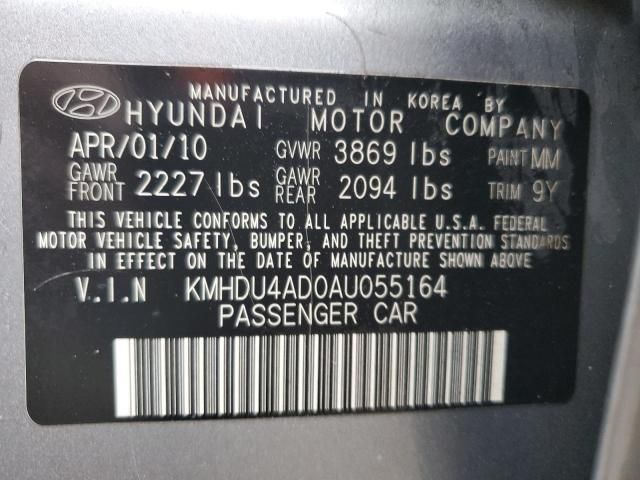 2010 Hyundai Elantra Blue