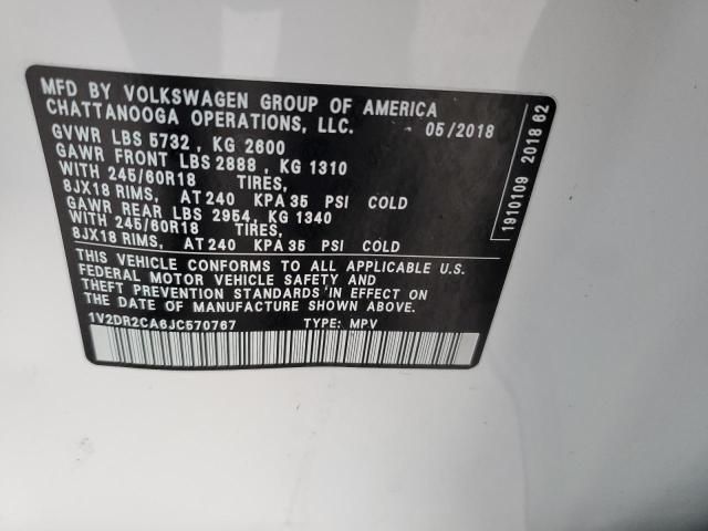 2018 Volkswagen Atlas SE