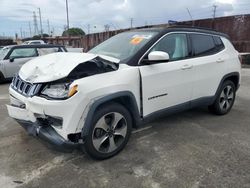 Jeep salvage cars for sale: 2017 Jeep Compass Latitude