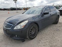 Salvage cars for sale from Copart Houston, TX: 2011 Infiniti G37 Base