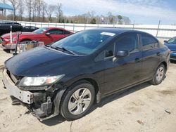 Honda salvage cars for sale: 2013 Honda Civic LX