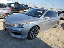 Salvage cars for sale at Haslet, TX auction: 2016 Honda Accord EXL