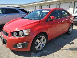 Chevrolet salvage cars for sale: 2015 Chevrolet Sonic LTZ