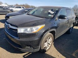 Salvage cars for sale from Copart Hillsborough, NJ: 2016 Toyota Highlander LE