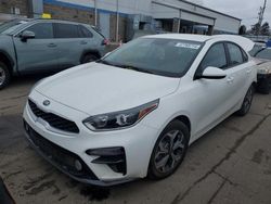 Salvage cars for sale at New Britain, CT auction: 2021 KIA Forte FE