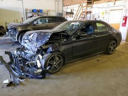 Salvage cars for sale at Ham Lake, MN auction: 2017 Mercedes-Benz C 300 4matic