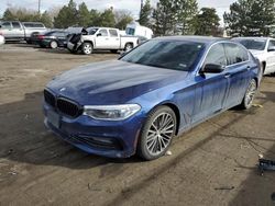 BMW 5 Series salvage cars for sale: 2017 BMW 540 XI